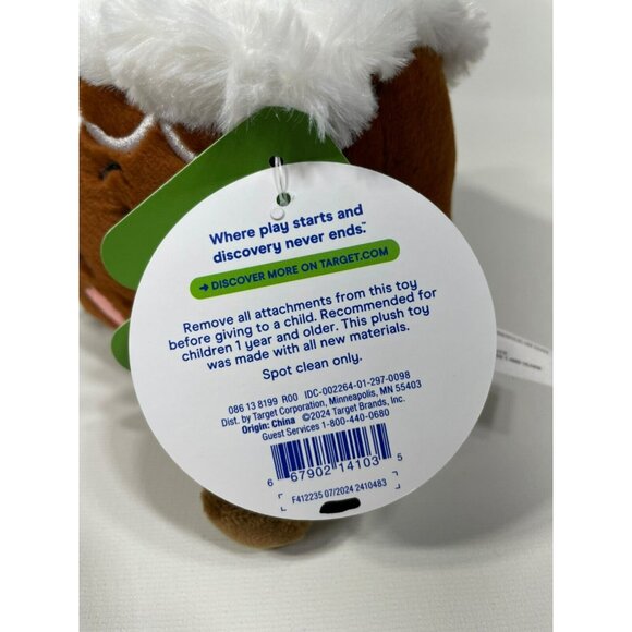 Gigglescape 6" Gingerbread House Soft Plush Toy Brown - Picture 11 of 12